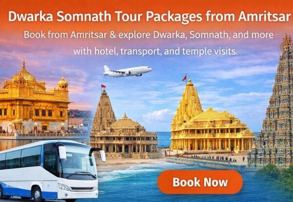 Dwarka Somnath tour Package from Amritsar