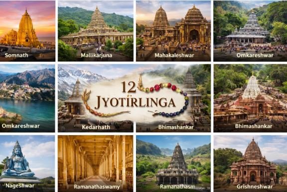 12 Jyotirlinga Tour Guide – Complete Sacred Journey of Lord Shiva Across India