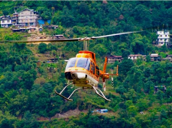 Helicopter tour