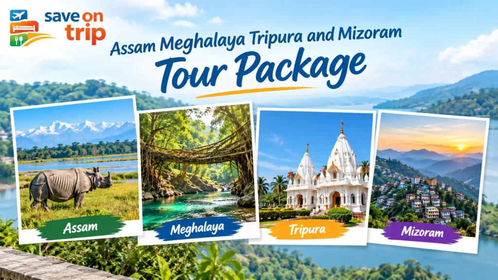 Assam Meghalaya Tripura and Mizoram Tour Package