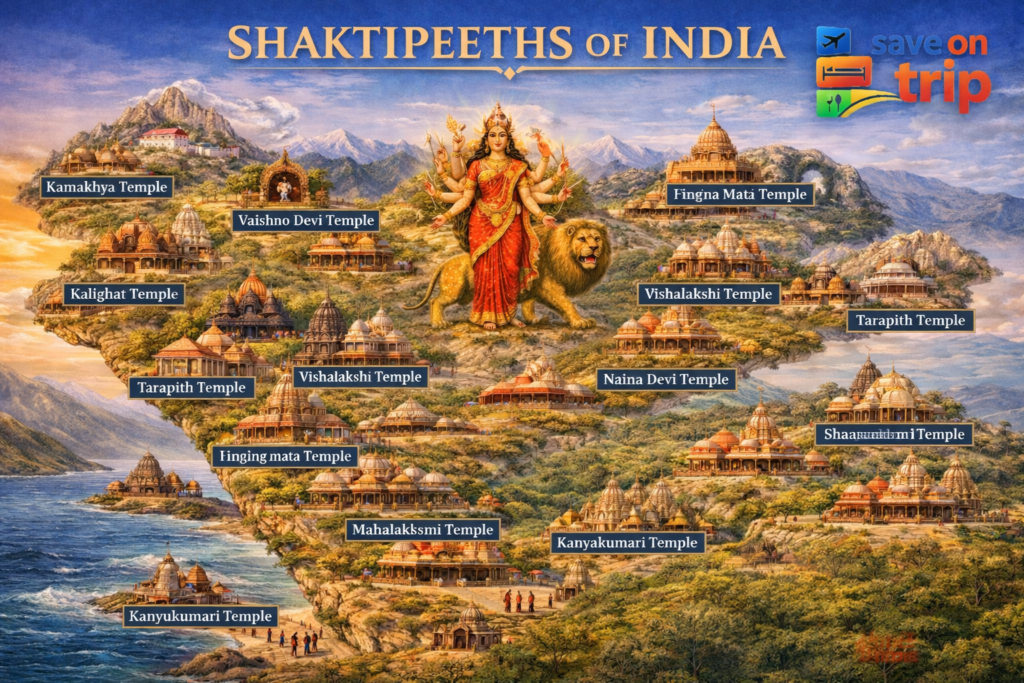 51 Shakti Peeths in India: Complete List, Locations & Spirituality - Save On Trip