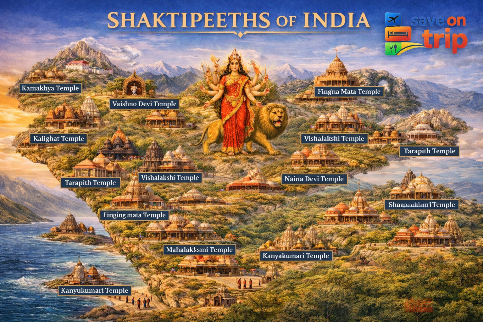list of 51 shaktipeeth in India